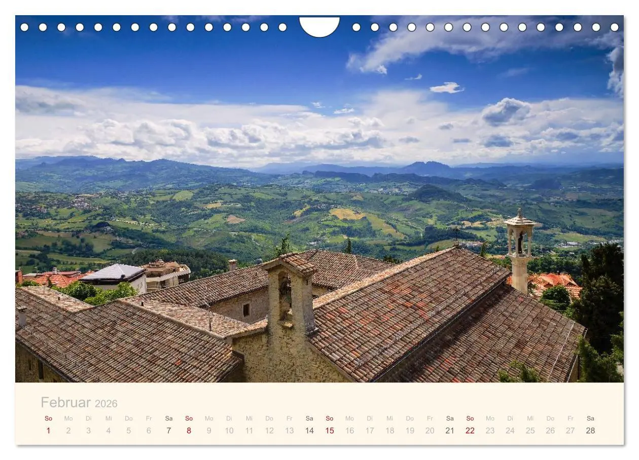 Bild: 9783516045352 | Unterwegs in den Marken (Wandkalender 2026 DIN A4 quer), CALVENDO...