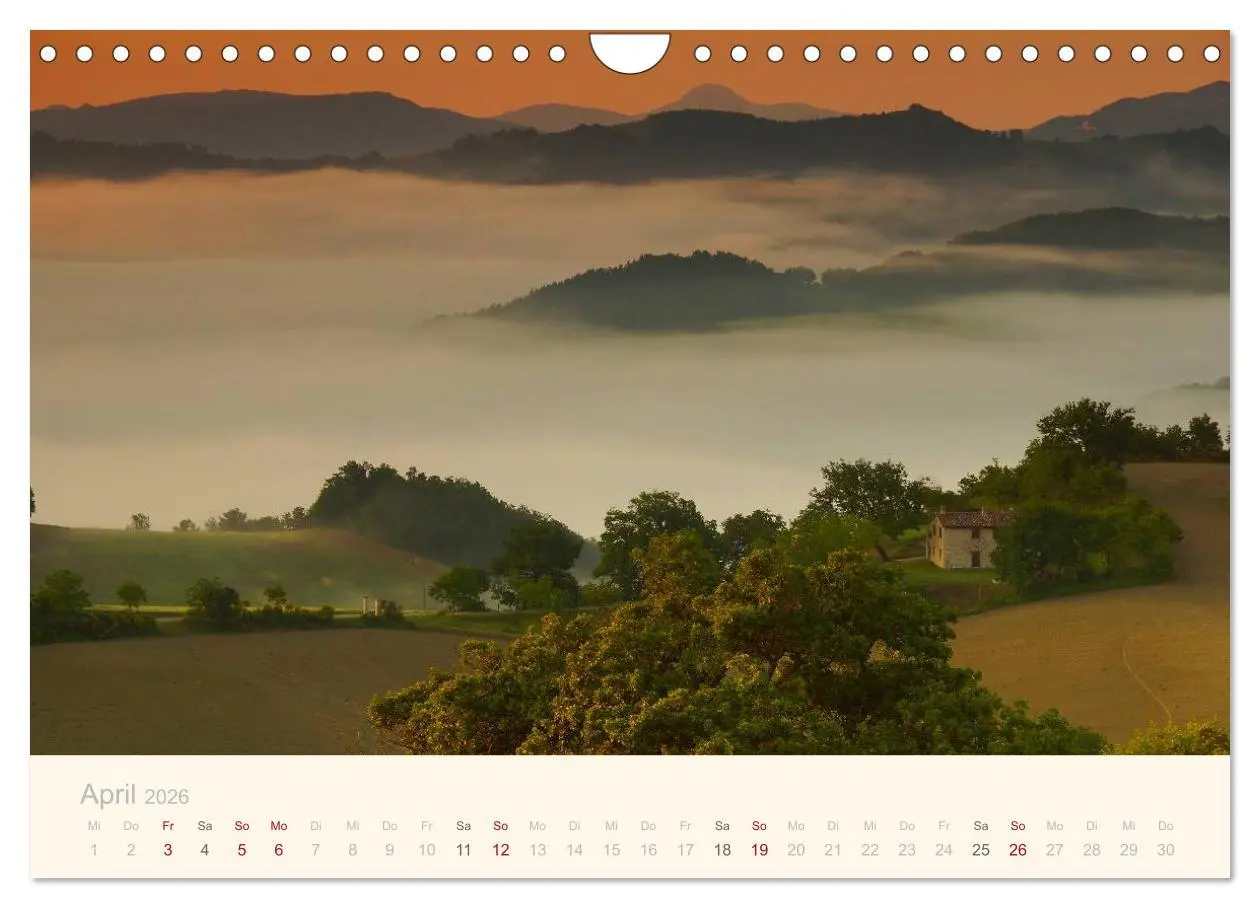 Bild: 9783516045352 | Unterwegs in den Marken (Wandkalender 2026 DIN A4 quer), CALVENDO...
