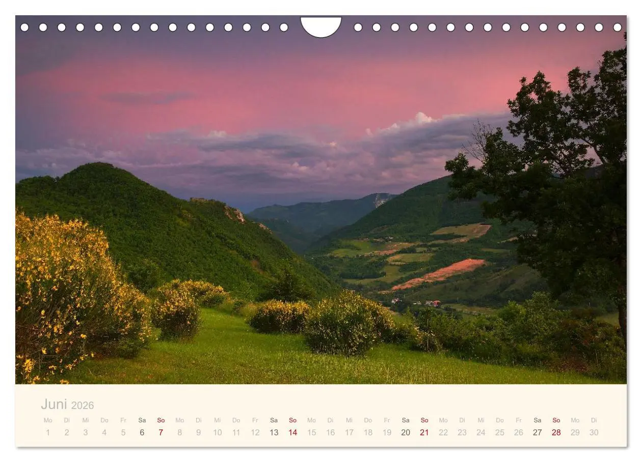 Bild: 9783516045352 | Unterwegs in den Marken (Wandkalender 2026 DIN A4 quer), CALVENDO...