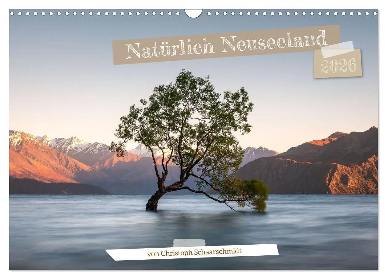 Cover: 9783516735352 | Natürlich Neuseeland (Wandkalender 2026 DIN A3 quer), CALVENDO...