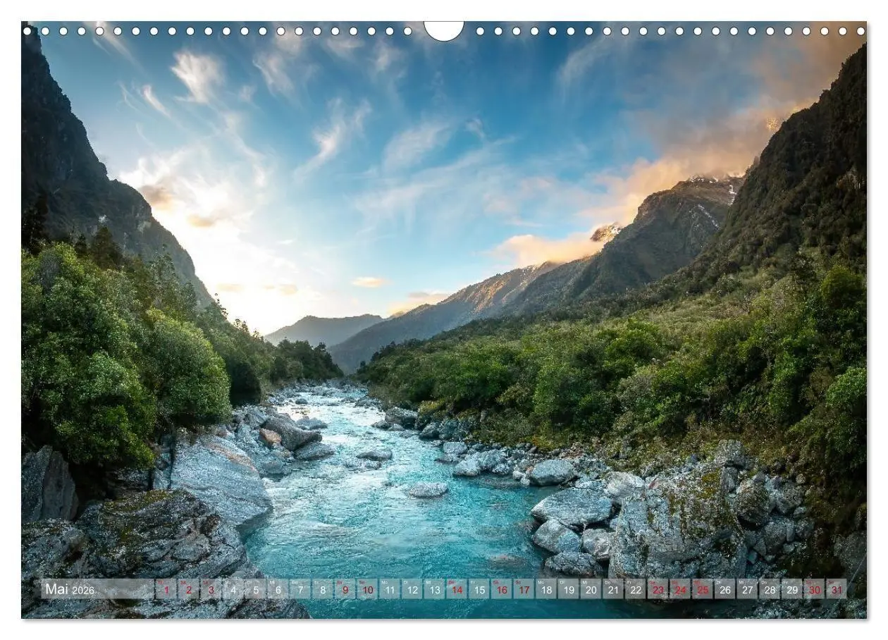 Bild: 9783516735352 | Natürlich Neuseeland (Wandkalender 2026 DIN A3 quer), CALVENDO...