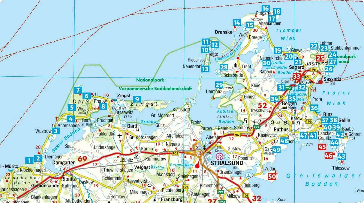 Bild: 9783763315352 | ROTHER Wanderführer Rügen. 50 Touren auf Deutschlands größter...