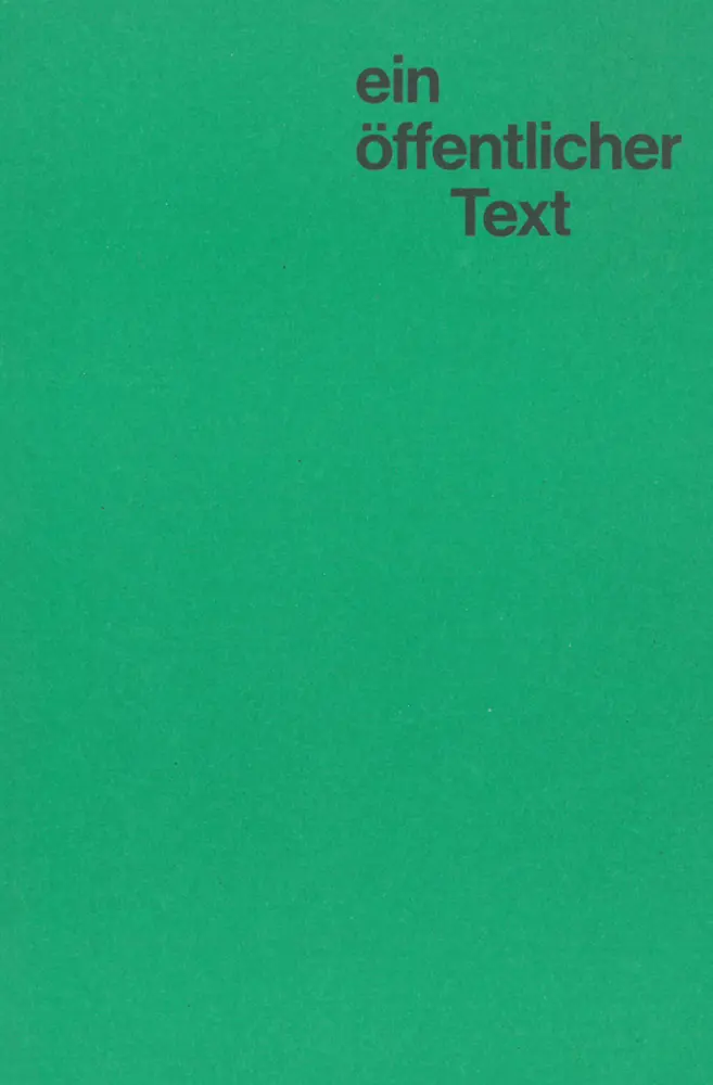 Cover: 9783959055352 | Arne Schmitt. ein öffentlicher text | Arne Schmitt | Taschenbuch