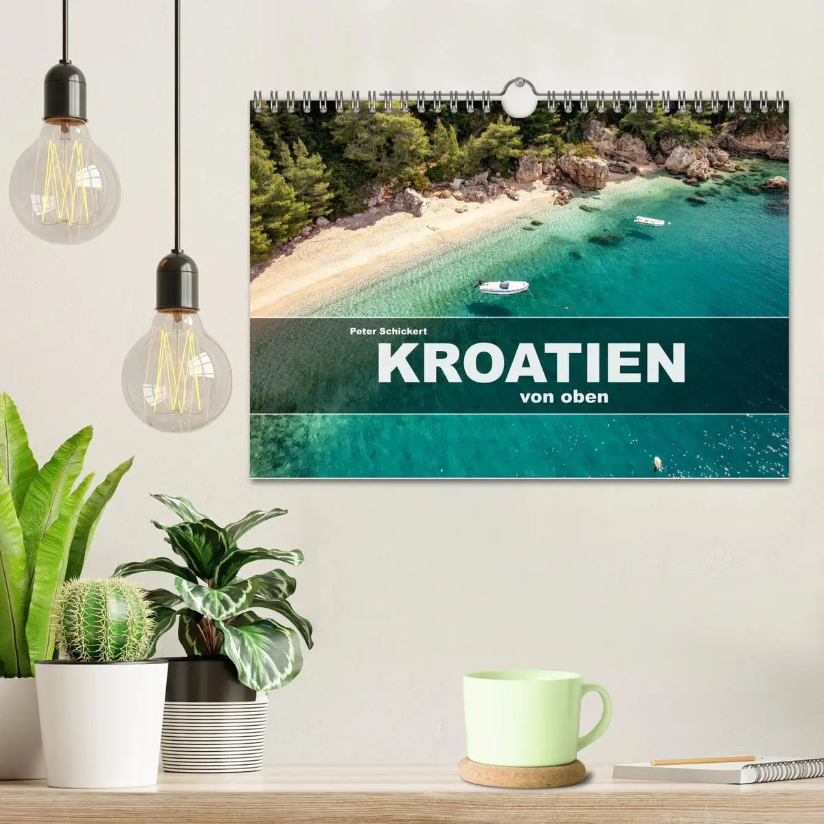 Bild: 9783457325452 | Kroatien von oben (Wandkalender 2026 DIN A4 quer), CALVENDO...