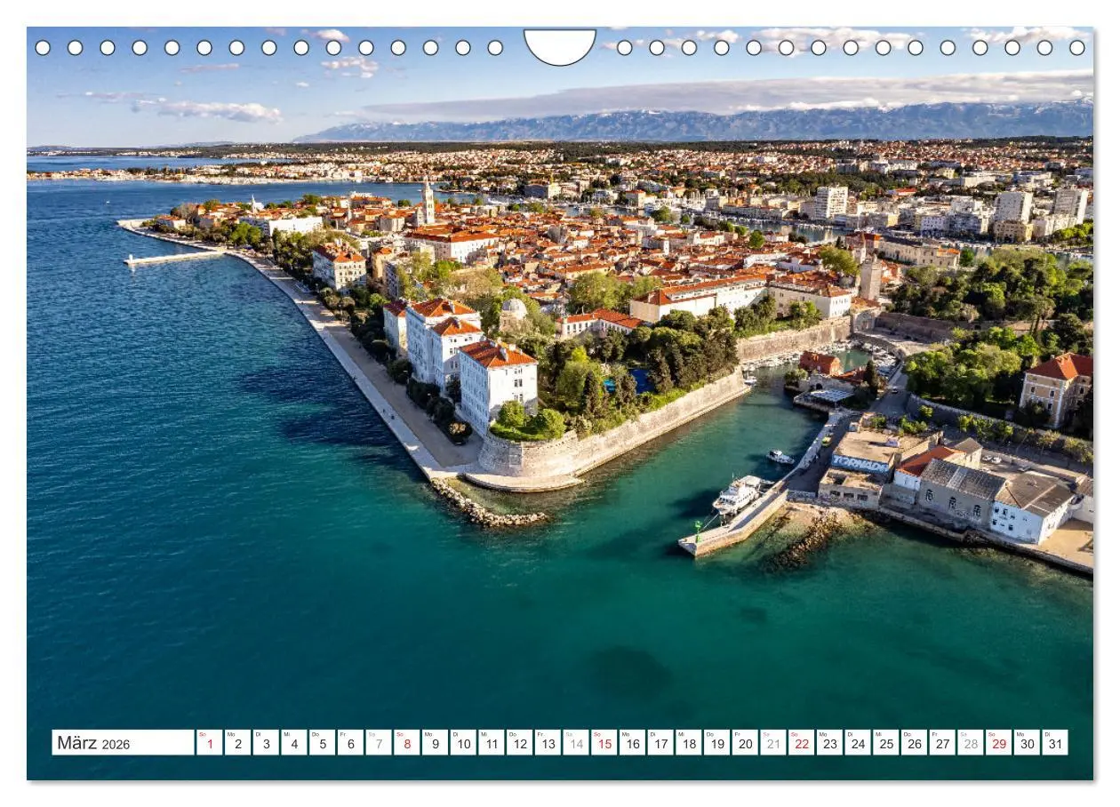 Bild: 9783457325452 | Kroatien von oben (Wandkalender 2026 DIN A4 quer), CALVENDO...