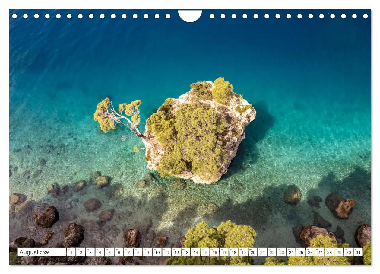 Bild: 9783457325452 | Kroatien von oben (Wandkalender 2026 DIN A4 quer), CALVENDO...