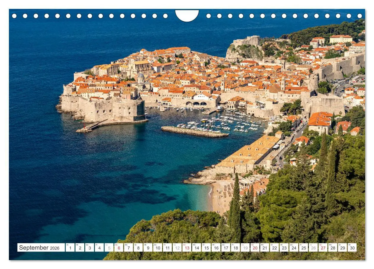 Bild: 9783457325452 | Kroatien von oben (Wandkalender 2026 DIN A4 quer), CALVENDO...