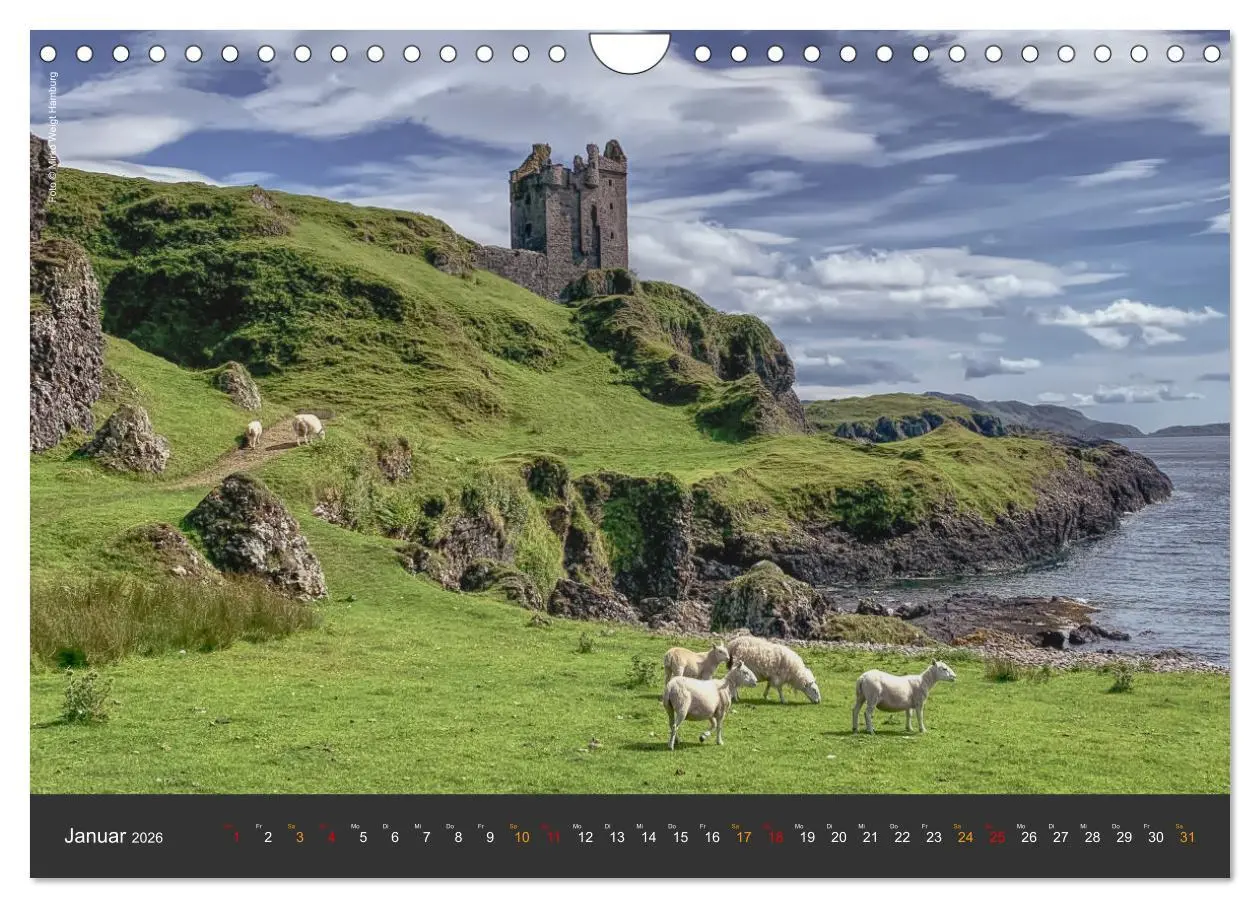 Bild: 9783457565452 | Schottland 2026 Schlösser, Burgen und Ruinen (Wandkalender 2026 DIN...
