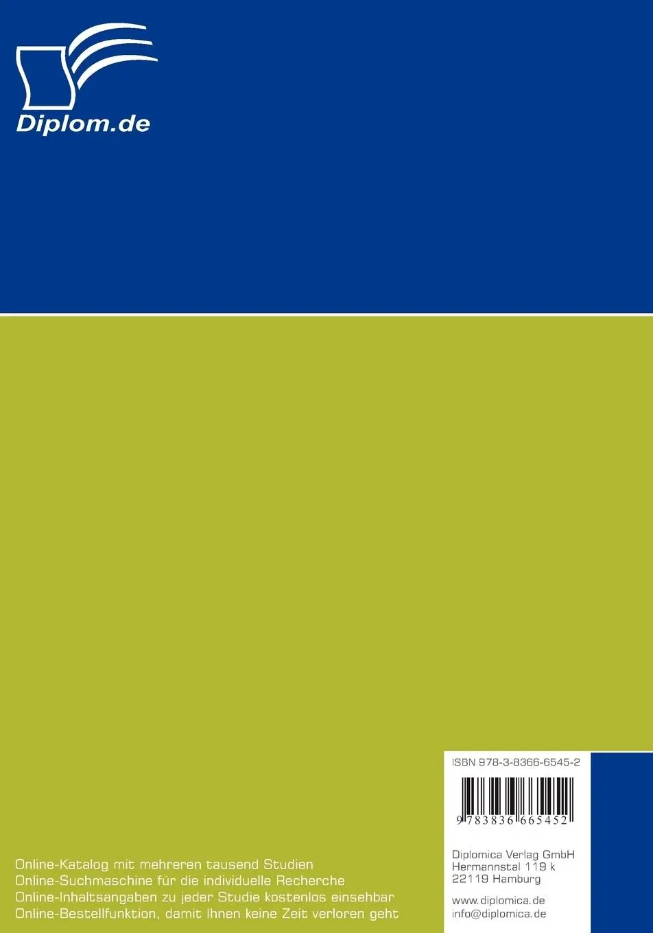 Rückseite: 9783836665452 | Weiterbildungsbereitschaft von Krankenpflegern | Martin Brunnhuber