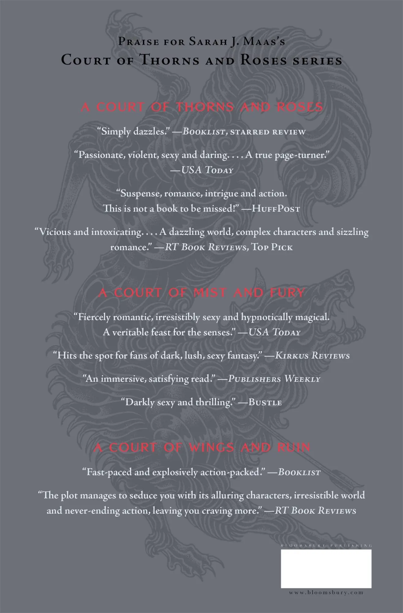 Rückseite: 9781635575552 | A Court of Thorns and Roses | Sarah J. Maas | Buch | Hardback | 2020
