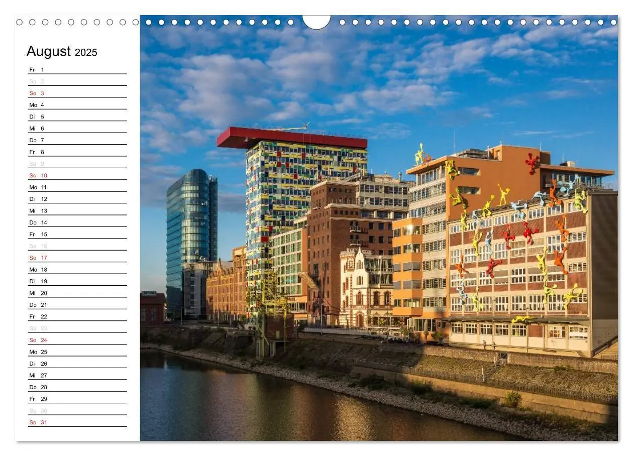 Bild: 9783435535552 | Düsseldorf - Impressionen (Wandkalender 2025 DIN A3 quer), CALVENDO...