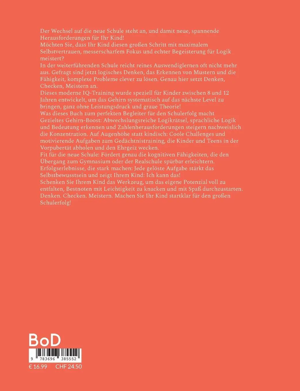 Rückseite: 9783696385552 | Denken, Checken, Meistern | Aribert Böhme | Taschenbuch | 240 S.