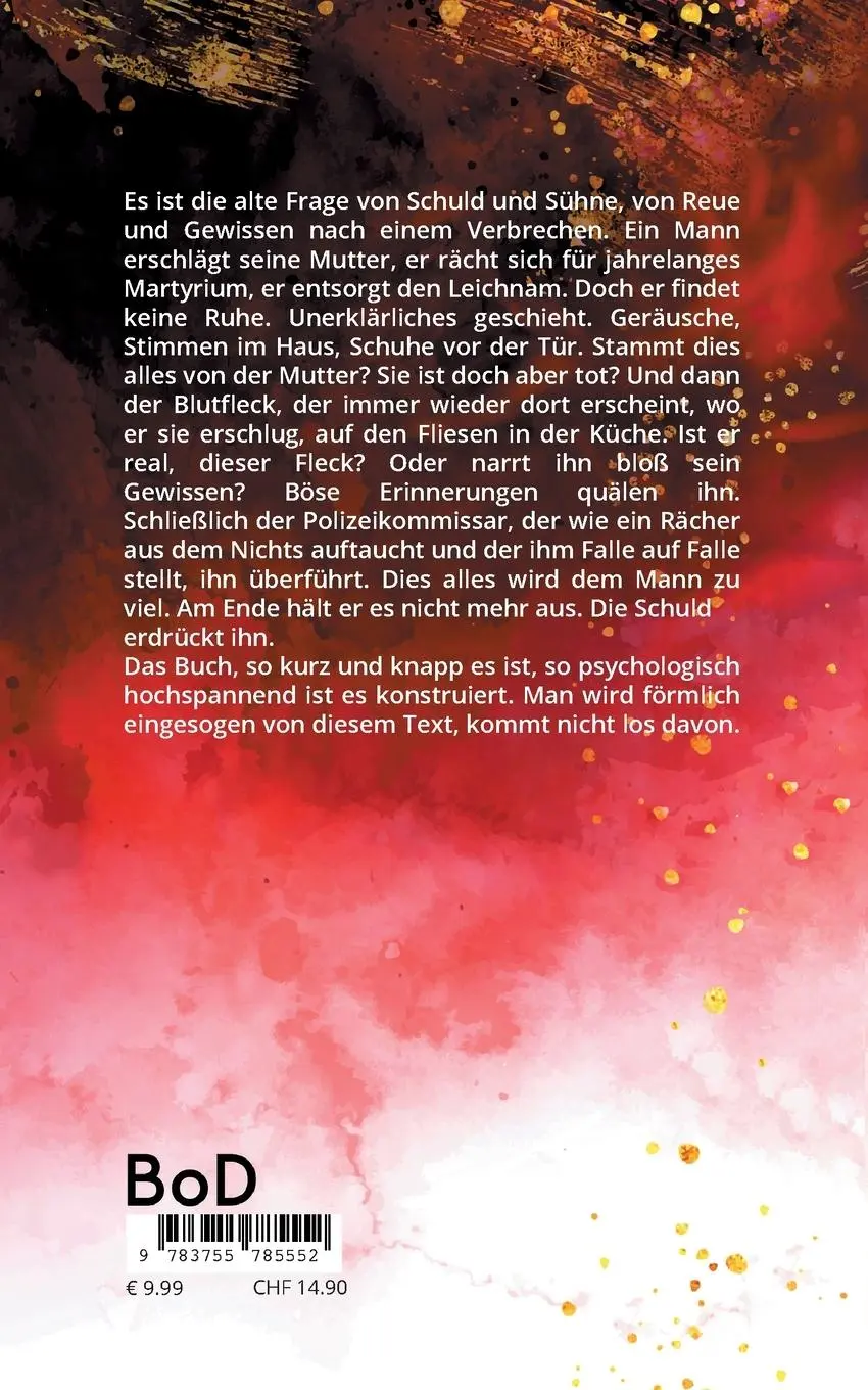 Rückseite: 9783755785552 | Der dunkelrote Fleck | Eine Mordsgeschichte | Klaus Funke | Buch