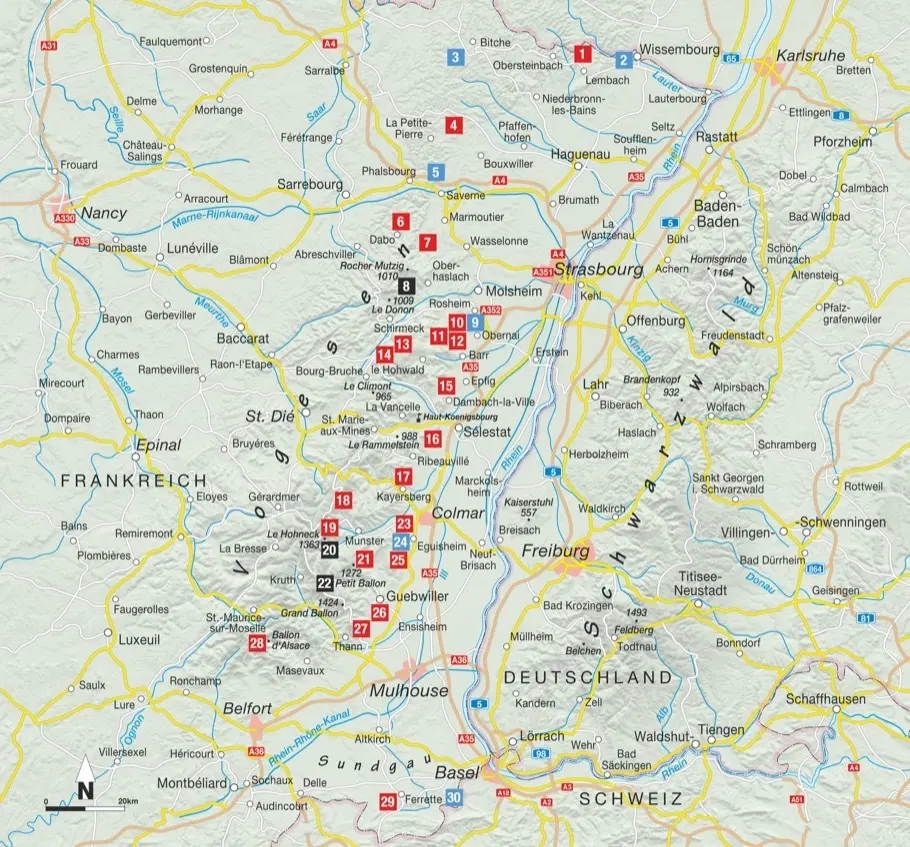Bild: 9783862465552 | Wanderungen für Langschläfer Elsass und Vogesen | Freudenthal (u. a.)