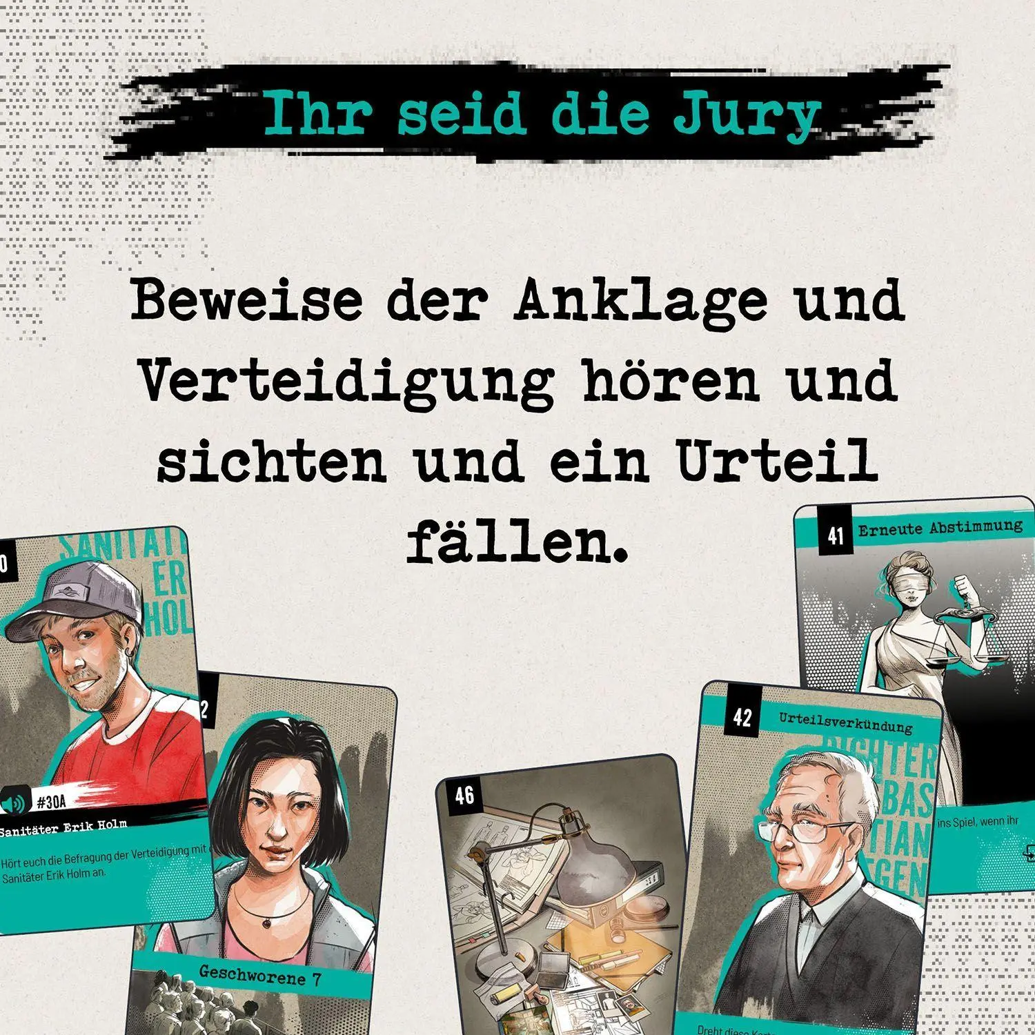 Bild: 4002051685652 | Ihr seid die Jury: Die Welle des Schweigens | Spiel | Jacob Berg