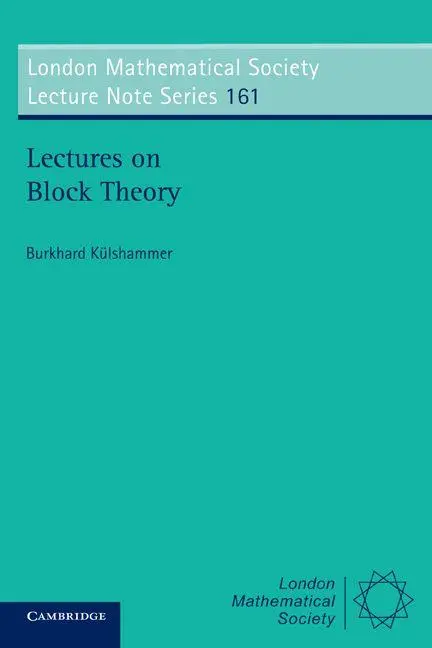 Cover: 9780521405652 | Lectures on Block Theory | Burkhard Kulshammer | Taschenbuch | 2001
