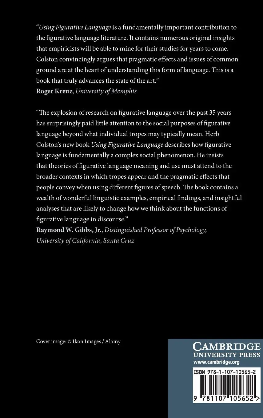 Rückseite: 9781107105652 | Using Figurative Language | Herbert L. Colston | Buch | Gebunden