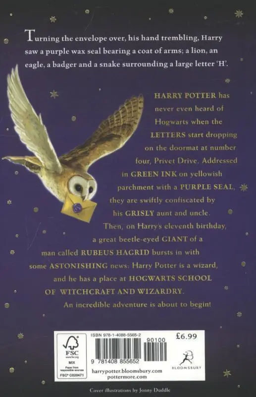 Rückseite: 9781408855652 | Harry Potter 1 and the Philosopher's Stone | J. K. Rowling | Buch