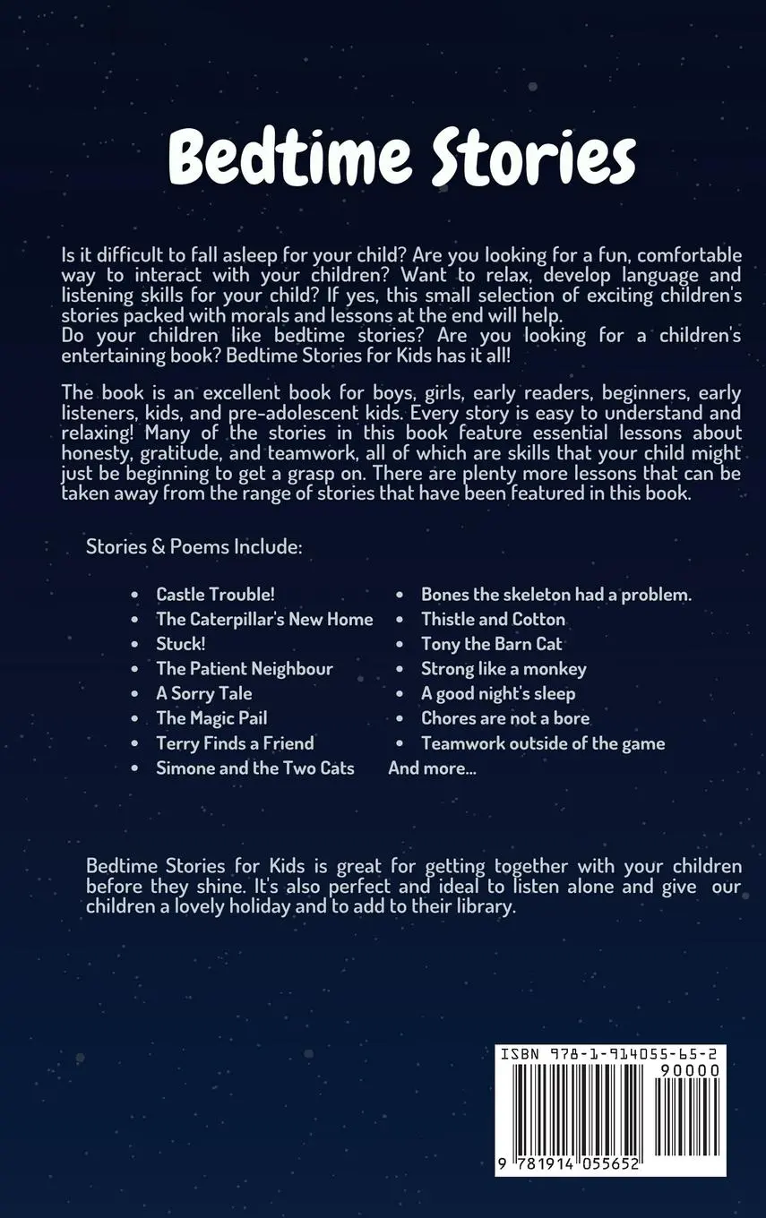 Rückseite: 9781914055652 | Bedtime Stories for Kids | Bukky Ekine-Ogunlana | Buch | Englisch