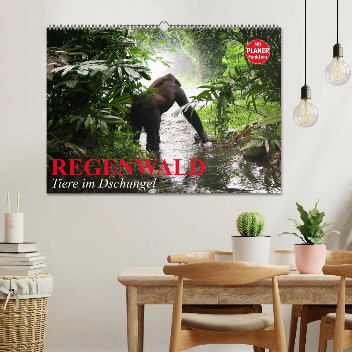 Bild: 9783435525652 | Regenwald. Tiere im Dschungel (Wandkalender 2025 DIN A2 quer),...