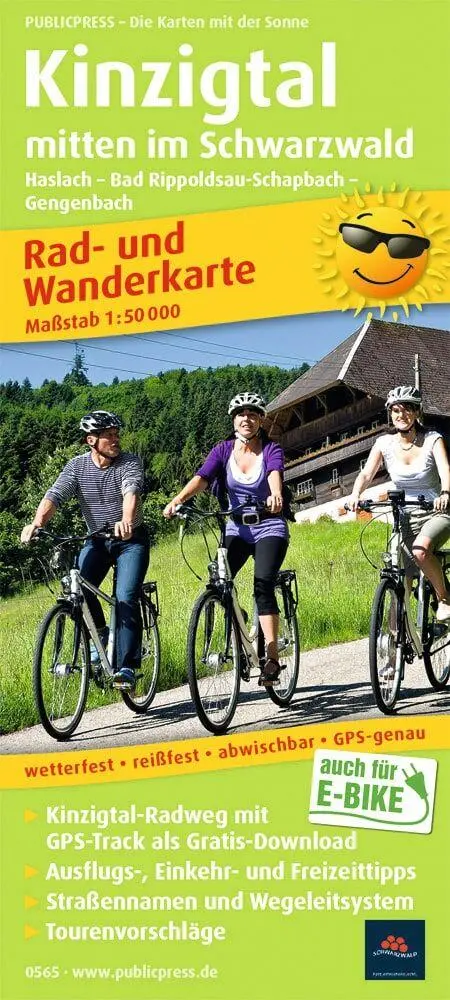 Cover: 9783747305652 | Kinzigtal mitten im Schwarzwald 1:50 000 | (Land-)Karte | Deutsch
