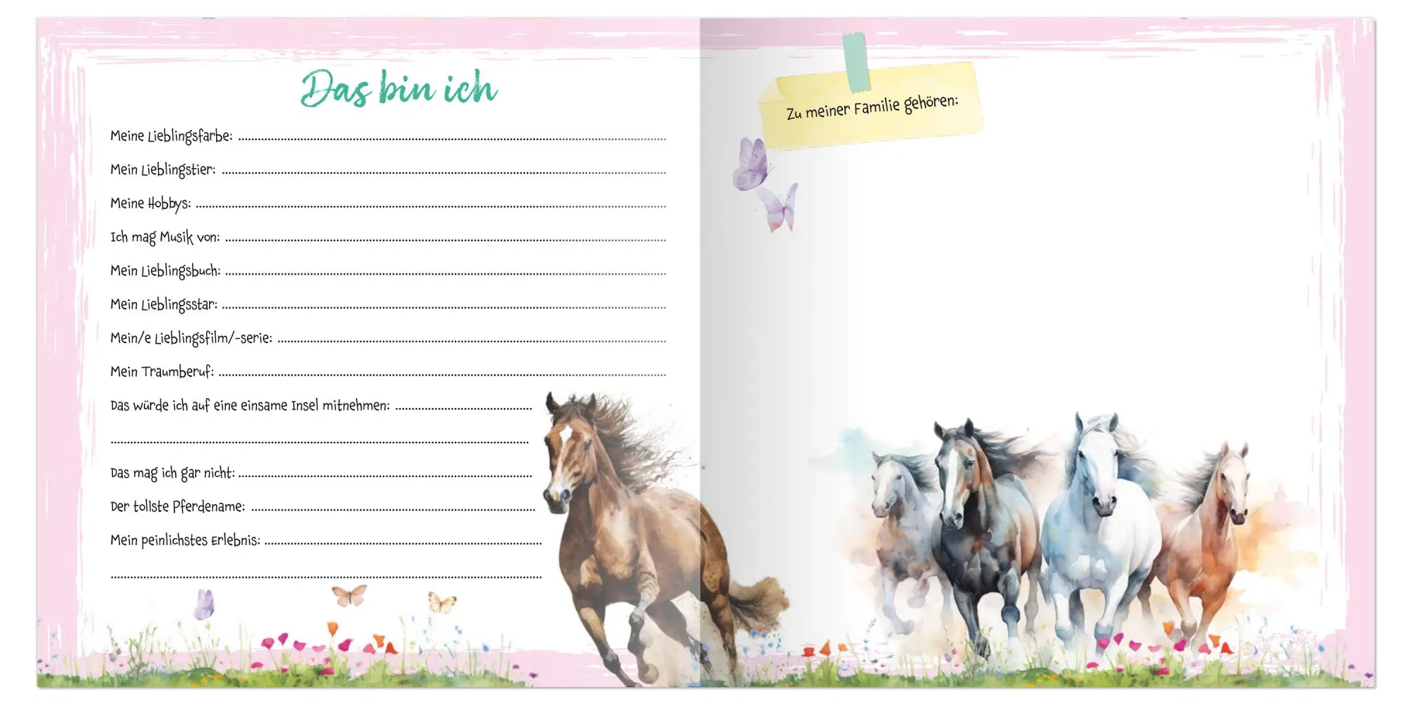 Bild: 9783780665652 | Meine Schulfreunde | Pferde - mit Metallic-Farbschnitt | Buch | 80 S.