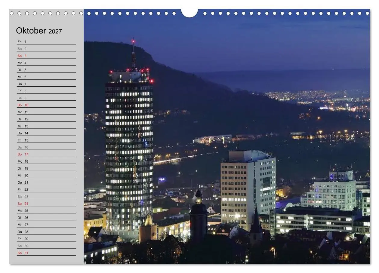 Bild: 9783569955752 | Jena in Thüringen (Wandkalender 2027 DIN A3 quer), CALVENDO...