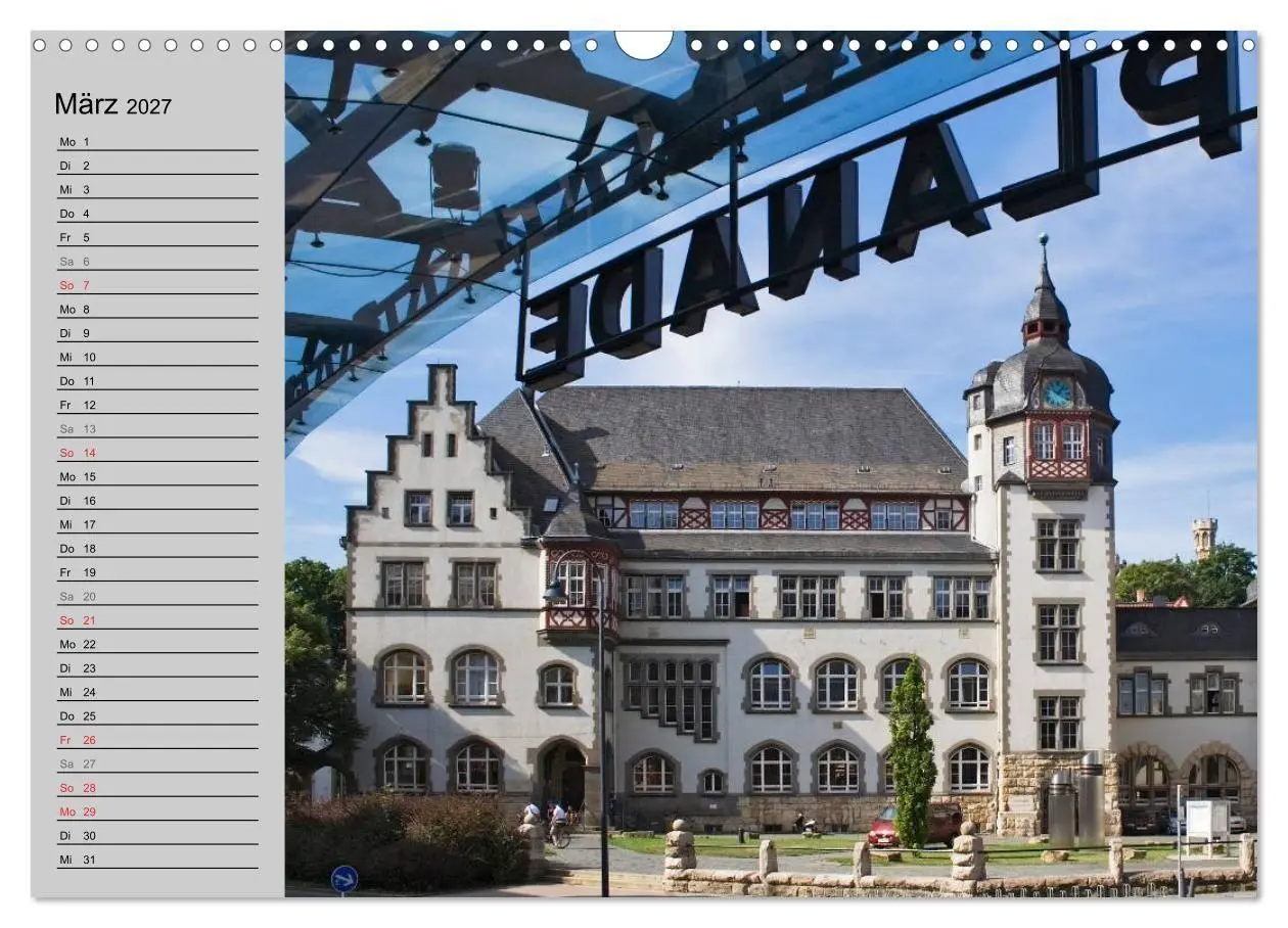 Bild: 9783569955752 | Jena in Thüringen (Wandkalender 2027 DIN A3 quer), CALVENDO...