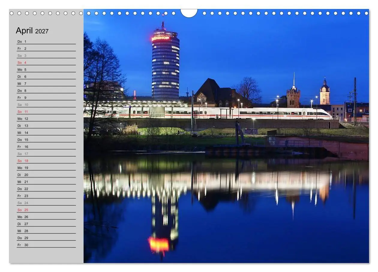 Bild: 9783569955752 | Jena in Thüringen (Wandkalender 2027 DIN A3 quer), CALVENDO...