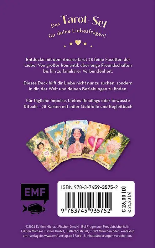 Rückseite: 9783745935752 | Tarot-Kartenset: Amaris-Tarot | Crisandra | Taschenbuch | 78 S. | 2026