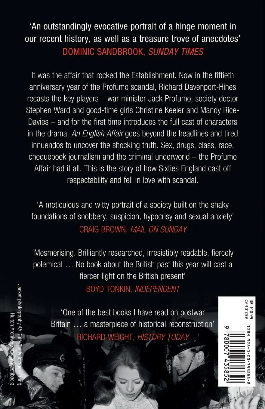 Rückseite: 9780007435852 | An English Affair | Sex, Class and Power in the Age of Profumo | Buch