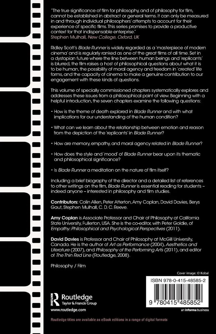 Rückseite: 9780415485852 | Blade Runner | Amy Coplan (u. a.) | Taschenbuch | Englisch | 2015