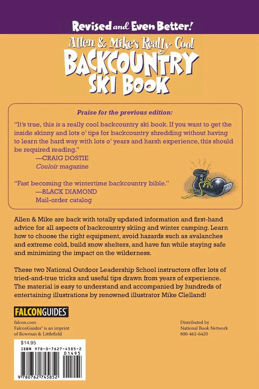 Rückseite: 9780762745852 | Allen &amp; Mike's Really Cool Backcountry Ski Book, Revised and Even...