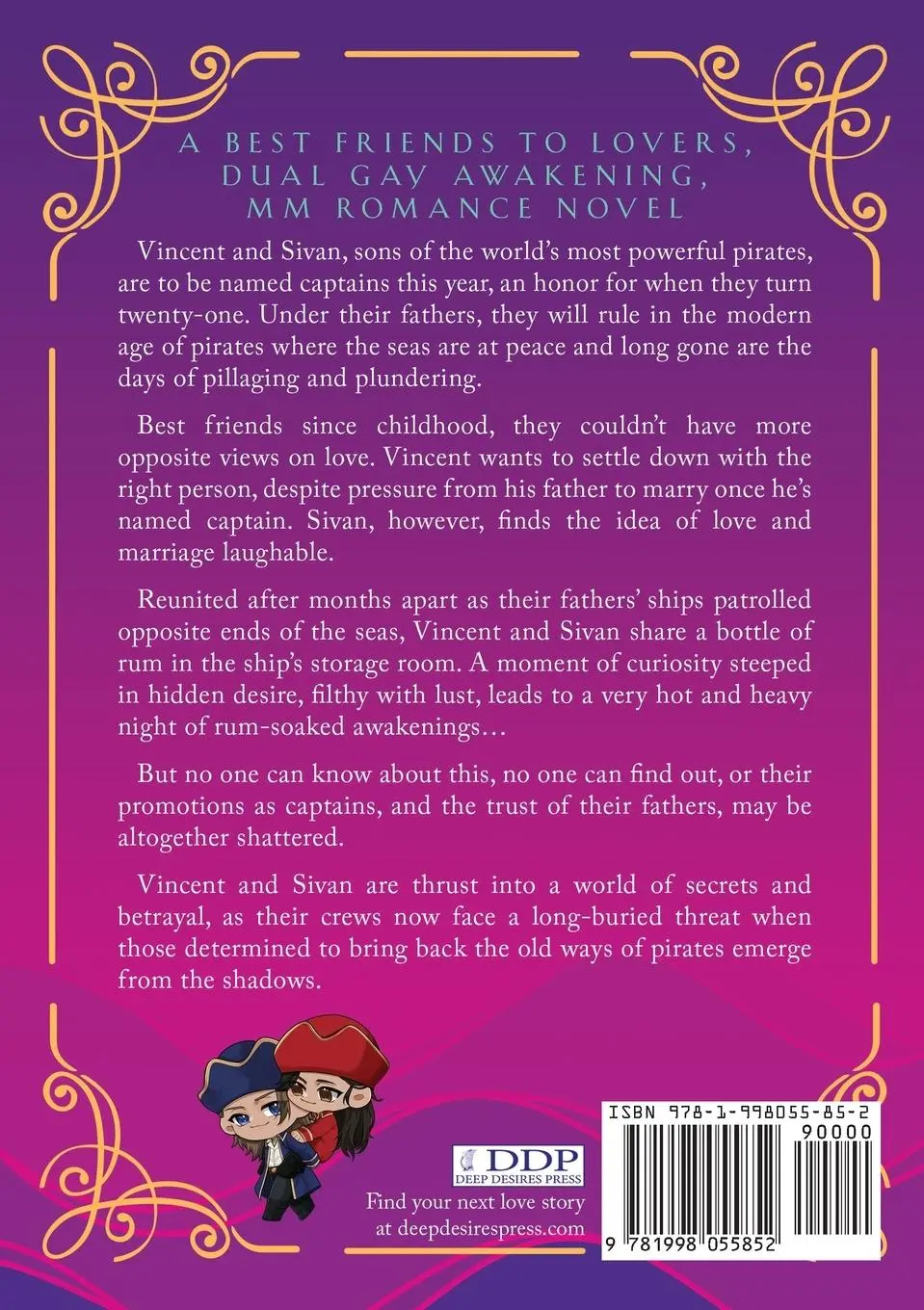 Rückseite: 9781998055852 | Vincent &amp; Sivan | Book 1: Rum-Soaked Awakenings | Cali Kitsu | Buch