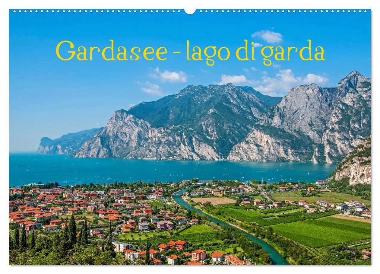 Cover: 9783516095852 | Gardasee - lago di Garda by Sascha Ferrari (Wandkalender 2026 DIN...