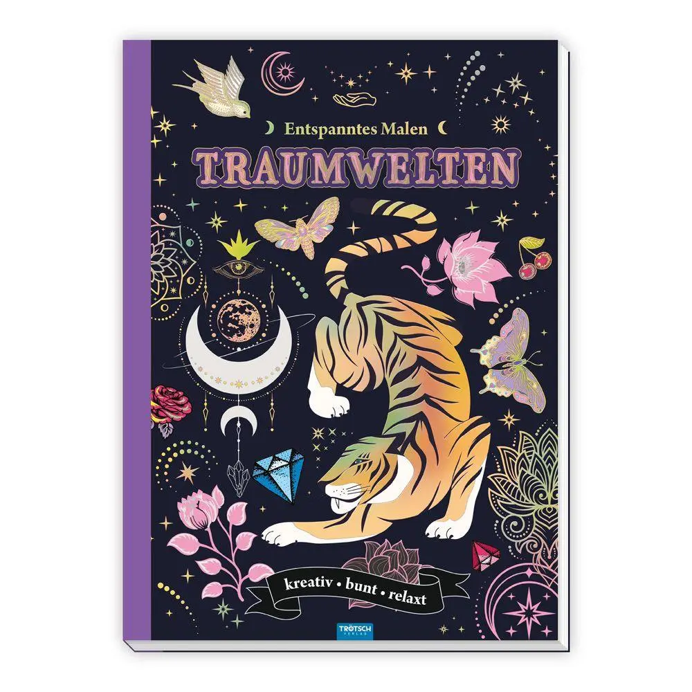 Cover: 9783988025852 | TRÖTSCH - Malbuch Entspanntes Malen Traumwelten | KG | Taschenbuch