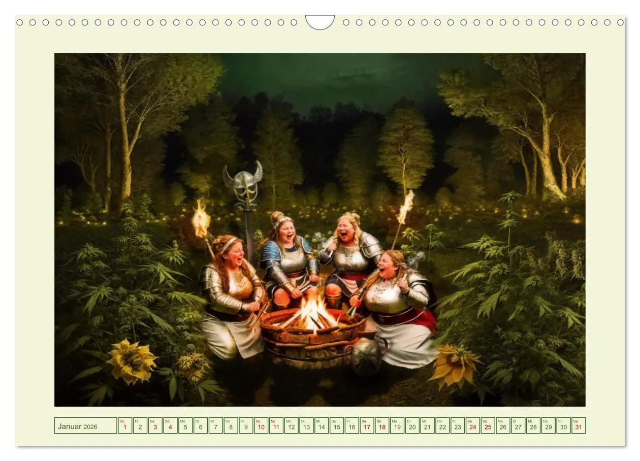 Bild: 9783457515952 | Marihuana-Mythen (Wandkalender 2026 DIN A3 quer), CALVENDO...