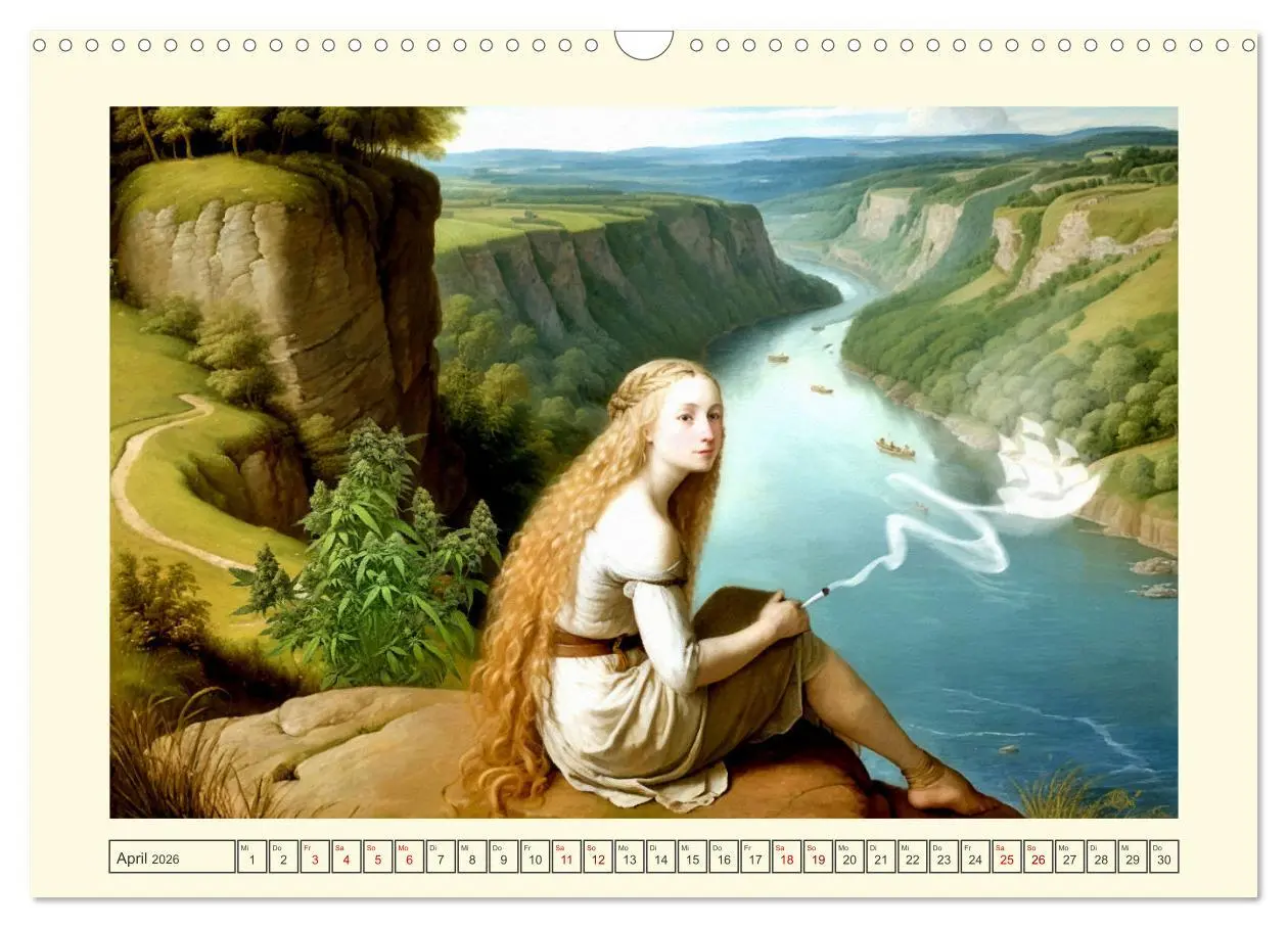 Bild: 9783457515952 | Marihuana-Mythen (Wandkalender 2026 DIN A3 quer), CALVENDO...