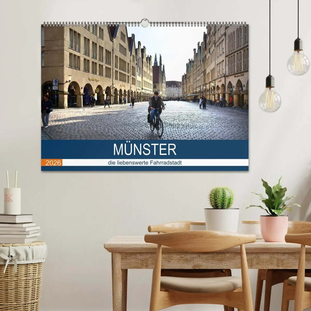 Bild: 9783457825952 | Münster - die liebenswerte Fahrradstadt (Wandkalender 2026 DIN A2...