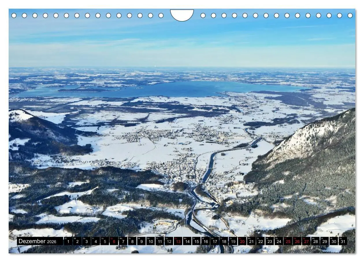 Bild: 9783516155952 | Der Chiemgau von oben (Wandkalender 2026 DIN A4 quer), CALVENDO...