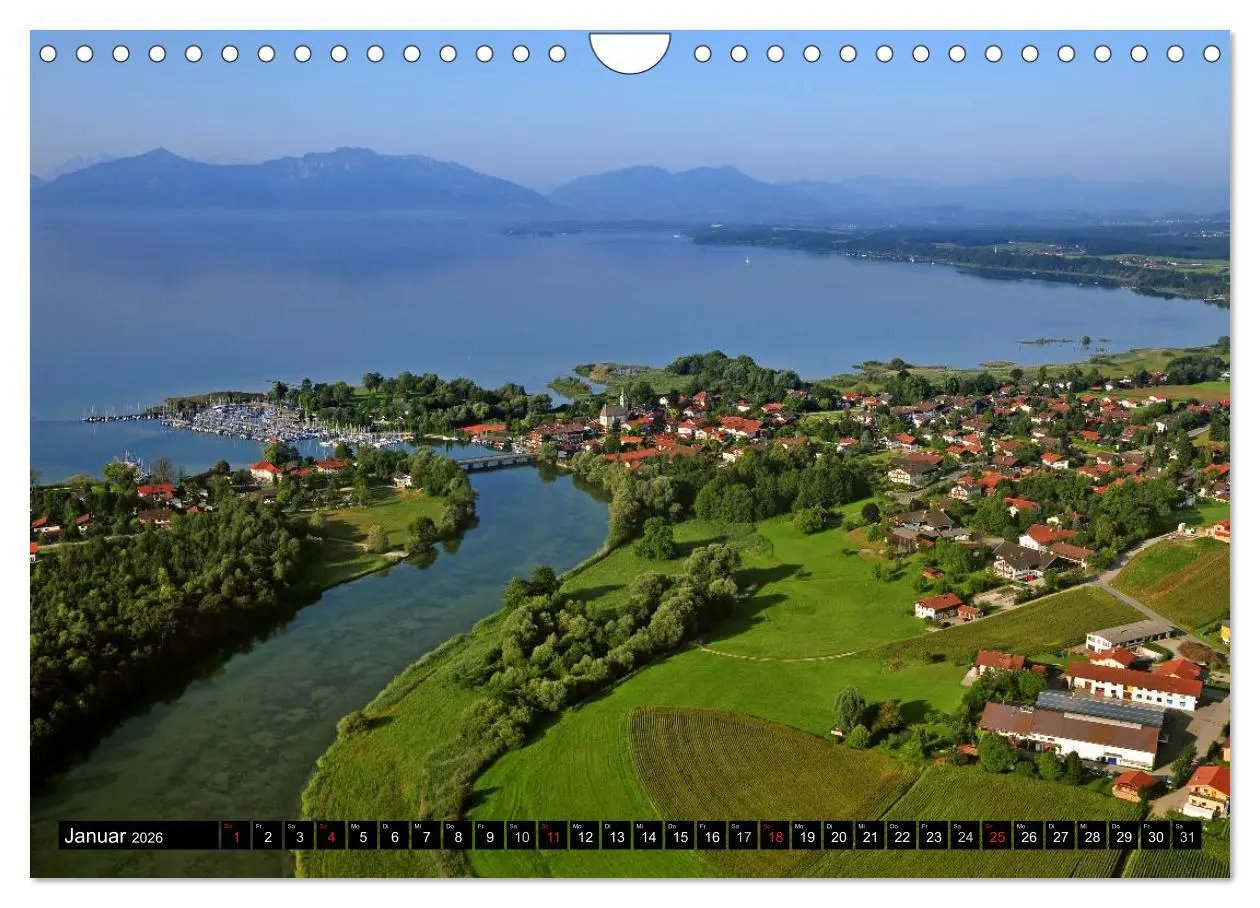 Bild: 9783516155952 | Der Chiemgau von oben (Wandkalender 2026 DIN A4 quer), CALVENDO...