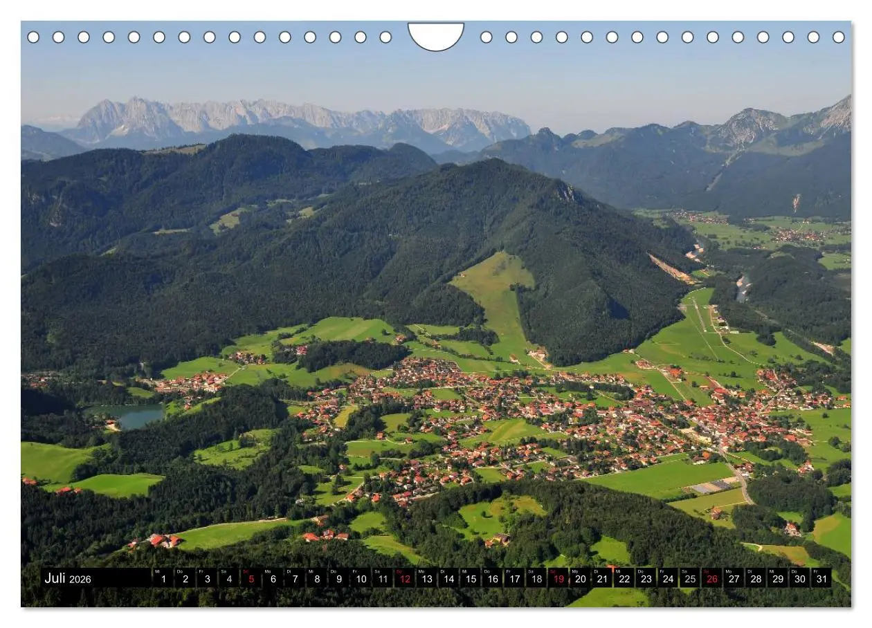 Bild: 9783516155952 | Der Chiemgau von oben (Wandkalender 2026 DIN A4 quer), CALVENDO...