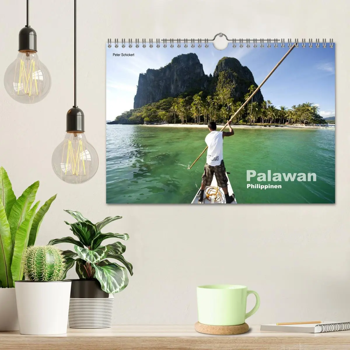 Bild: 9783516225952 | Palawan (Wandkalender 2026 DIN A4 quer), CALVENDO Monatskalender