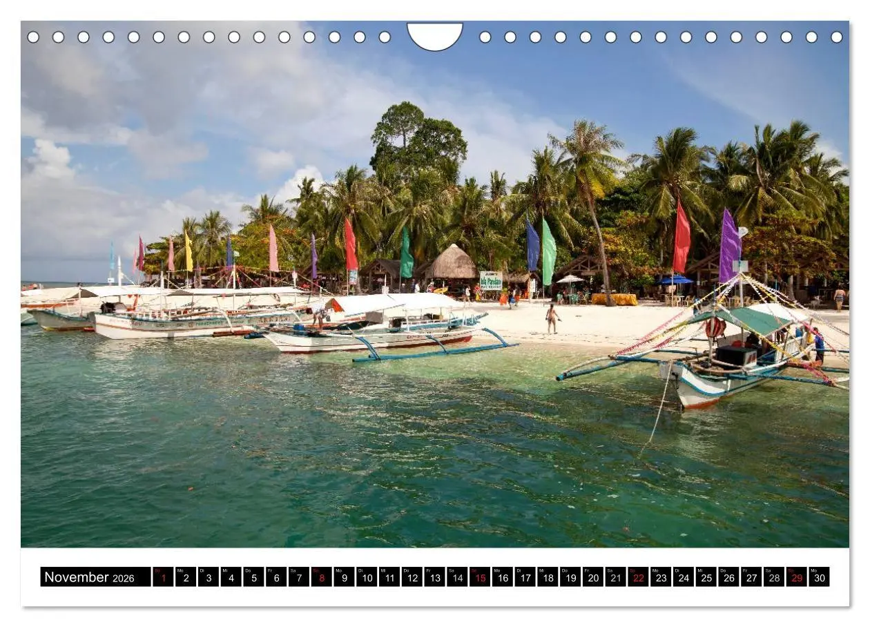 Bild: 9783516225952 | Palawan (Wandkalender 2026 DIN A4 quer), CALVENDO Monatskalender