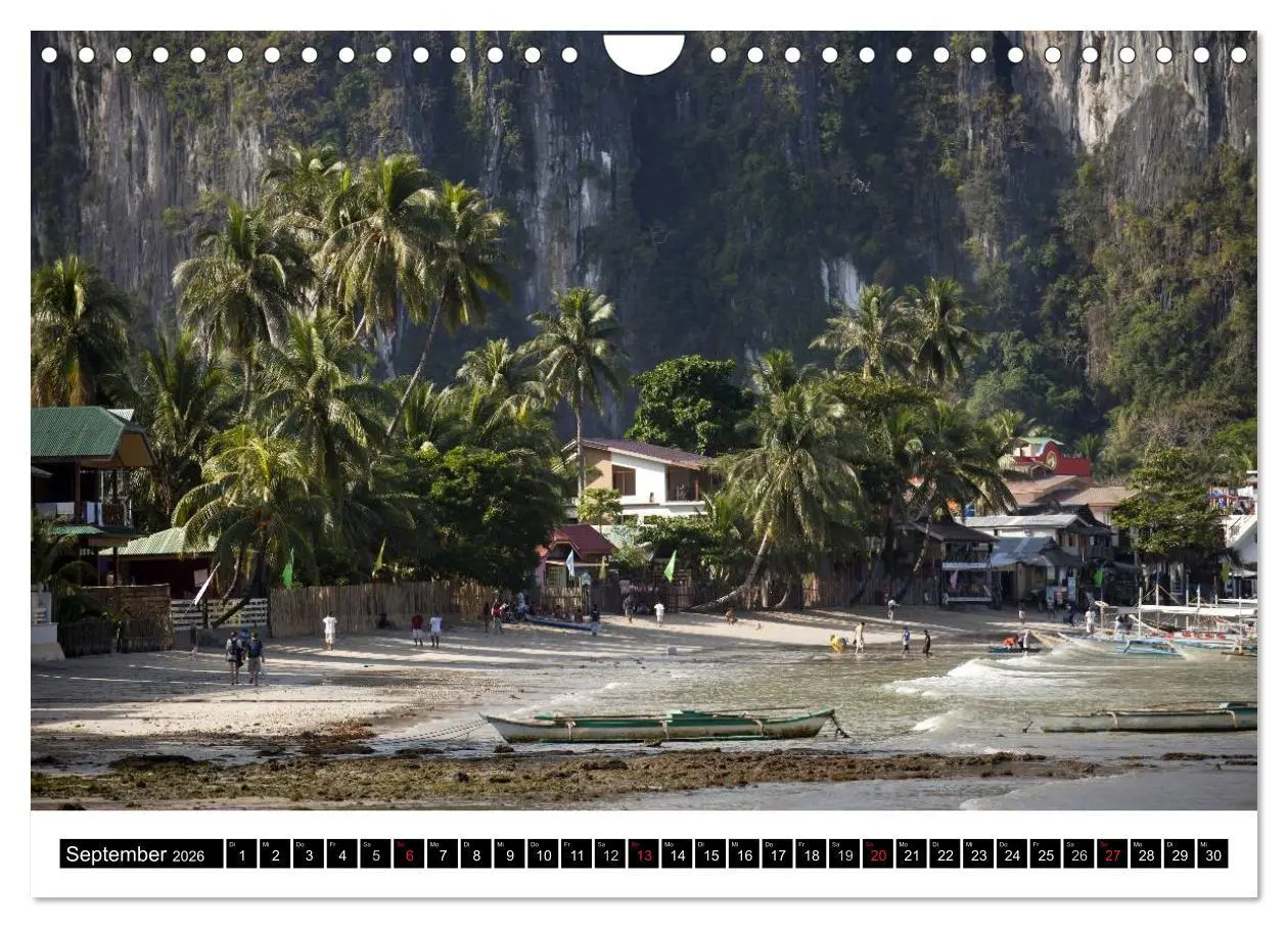 Bild: 9783516225952 | Palawan (Wandkalender 2026 DIN A4 quer), CALVENDO Monatskalender