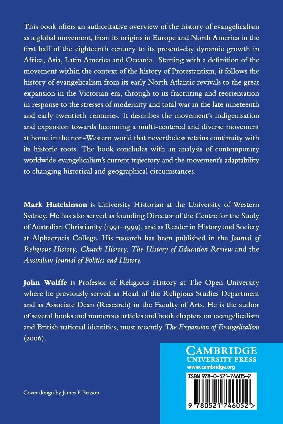 Rückseite: 9780521746052 | A Short History of Global Evangelicalism | Mark Hutchinson (u. a.)