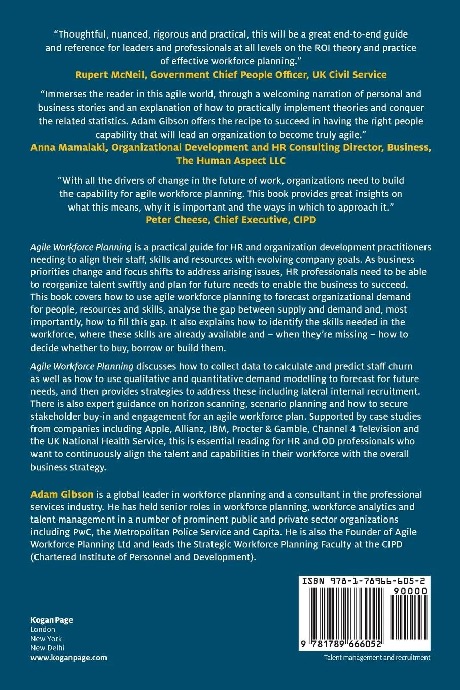 Rückseite: 9781789666052 | Agile Workforce Planning | Adam Gibson | Taschenbuch | Englisch | 2021