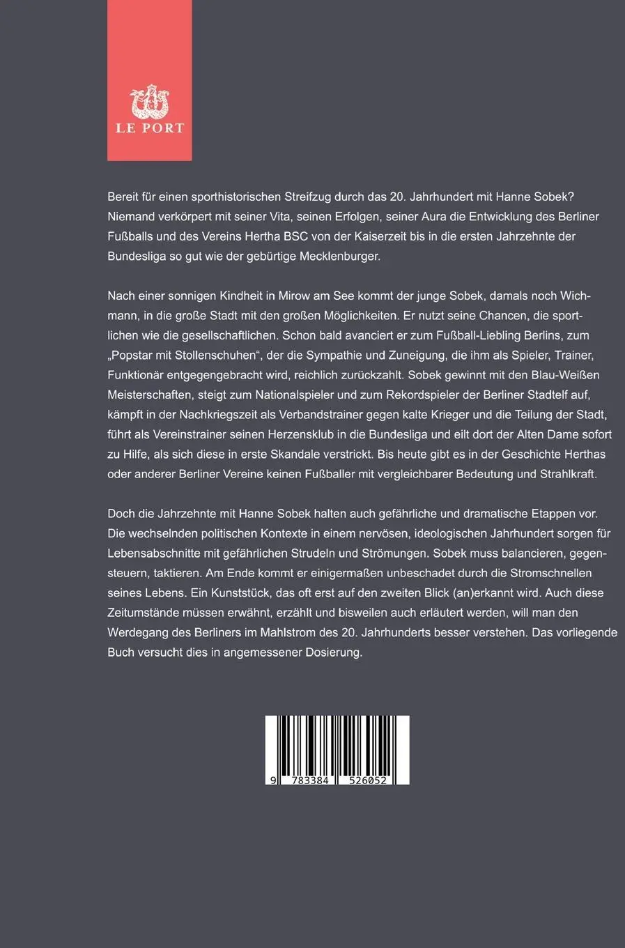 Rückseite: 9783384526052 | Hanne Sobek | Fußballidol. Popstar. Legende. | Bernd Engel | Buch