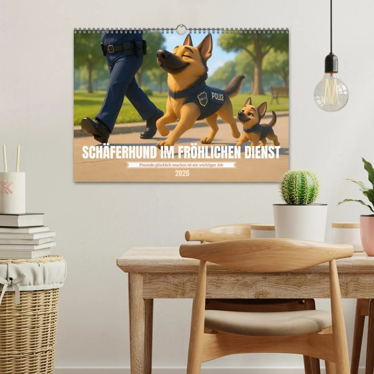 Bild: 9783516596052 | Schäferhund im fröhlichen Dienst (Wandkalender 2026 DIN A3 quer),...