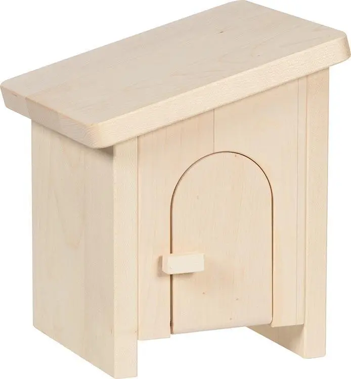 Bild: 4013594806152 | Kleiner Stall, montiert | 16 x 15 x 18,5 cm, Holz, per Stück | 80615
